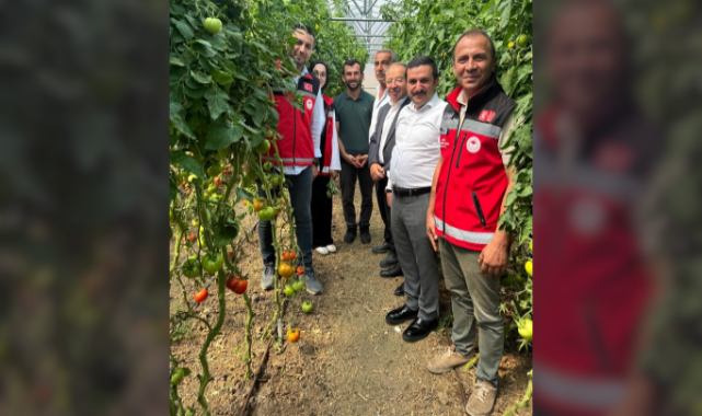 Kaymakam Yılmaz, tarımsal üretim için sahaya indi