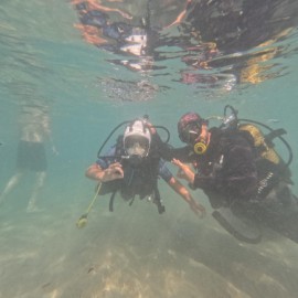 Siirtli, Diyarbakırlı ve Şırnaklı çocuklar ilk kez dalış deneyimi yaşadı
