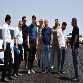 Kaymakam Kahraman, hizmetleri sahada takip ediyor