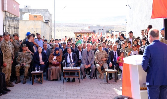 Şehidin adının verildiği okul doğum gününde açıldı