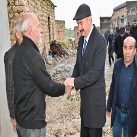 Vali Canalp, Hasankeyf'te ikinci tur ziyaretlerine başladı