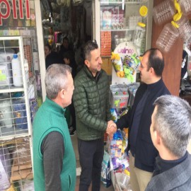 Esnafın yeni yılını kutladı
